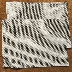 Two threshold placemats